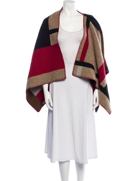 burberry colorblock cape